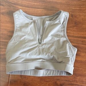 Sleek Gray Mono B Women's Sporta Bra